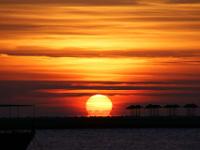 Der Glutball versinkt